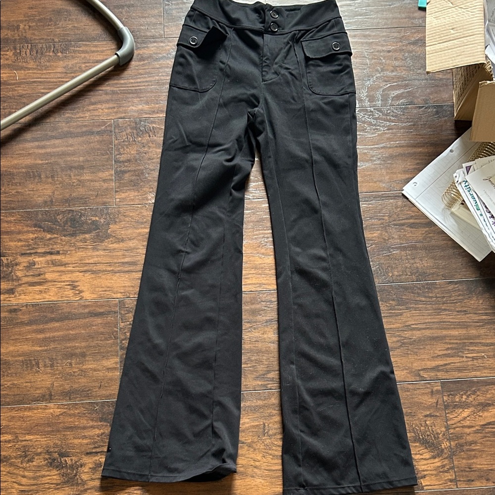HALARA Black Boot Cut Pants